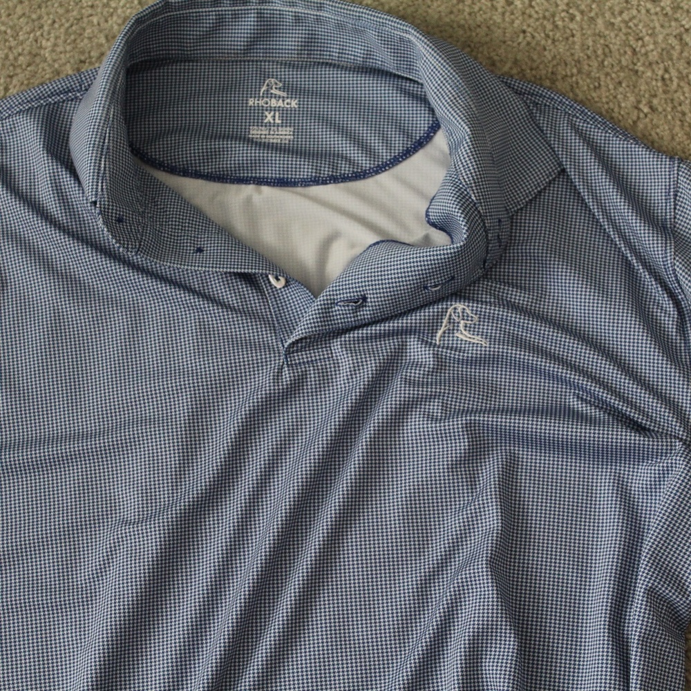 Houndstooth Rhoback Polo (XL)